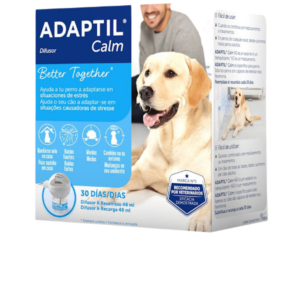 Adaptil Calm Difusor + Repuesto 48 Ml - Tu Perro Más Calmado