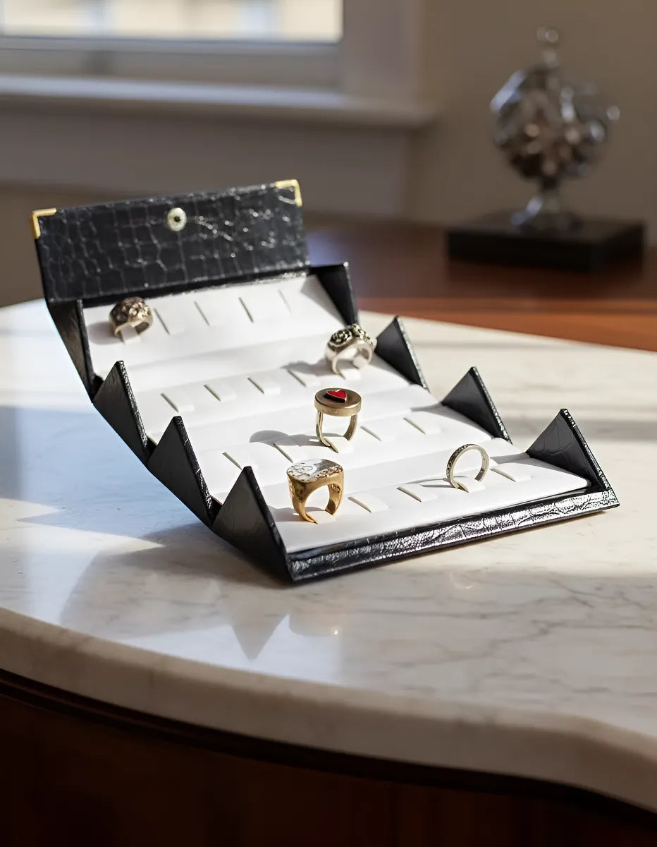 Joyero rectangular mediano - Diseño Italiano - Caja de joyas