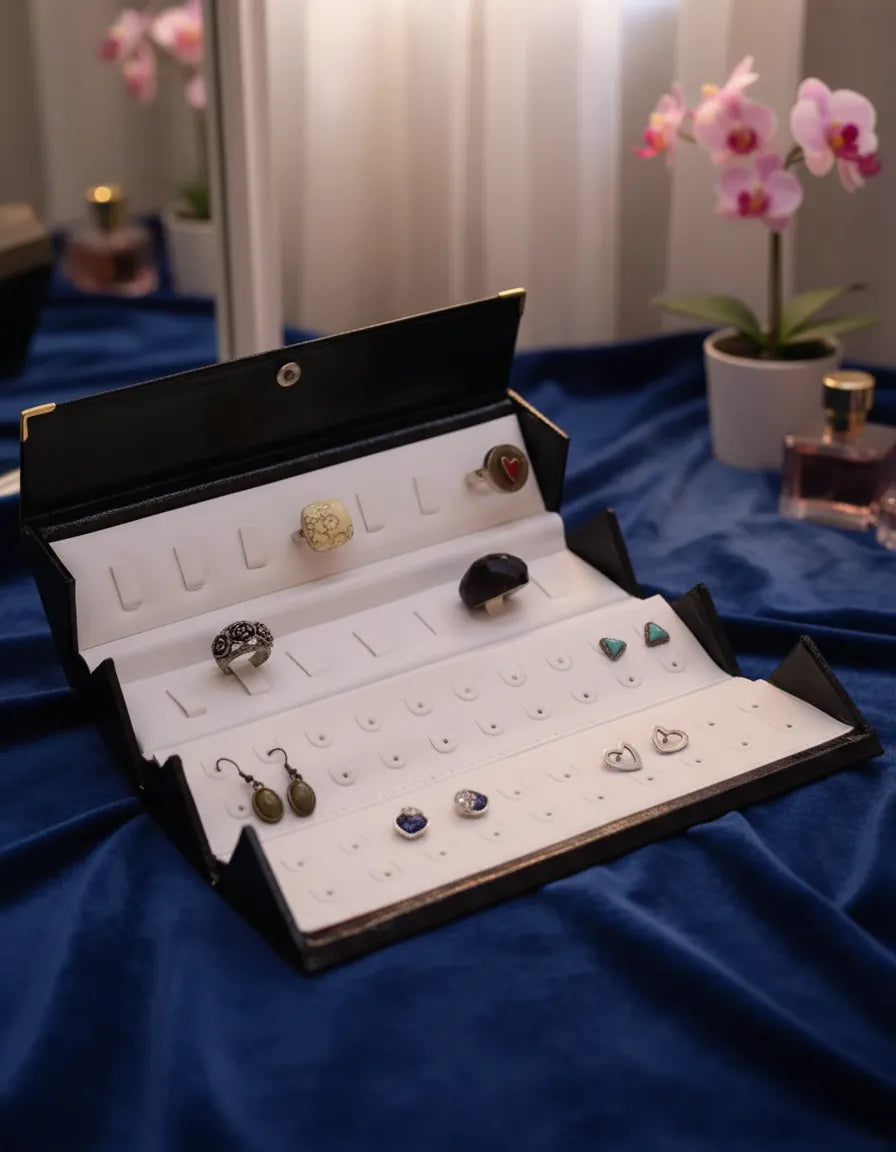Joyero rectangular grande - Diseño Italiano - Caja de joyas