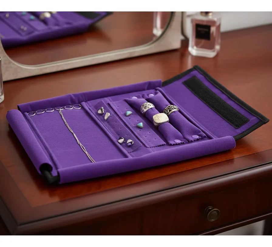Joyero Portatil Mediano - Diseño Italiano - Manga de joyas
