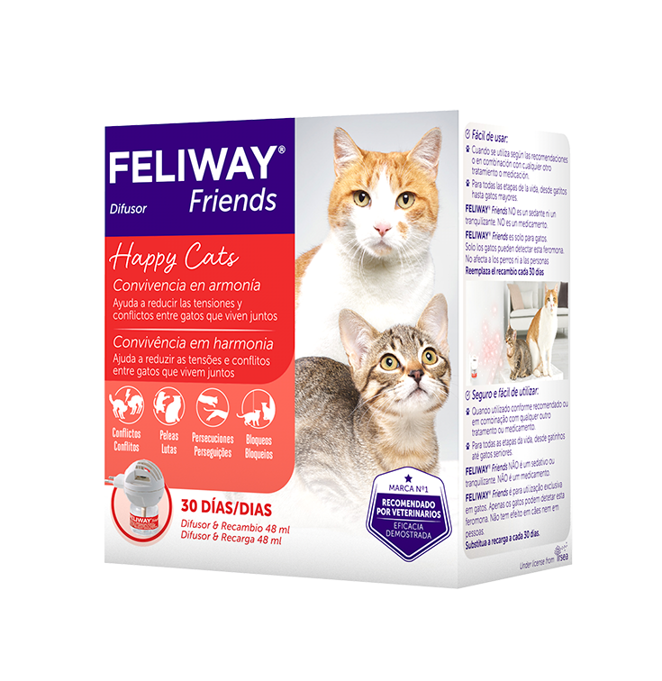 Feliway Friends Difusor + Repuesto 48ml - Gatos Amistosos